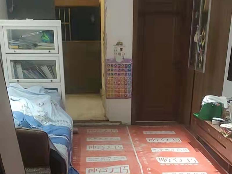 上海金群苑 美式風格裝修 二手房翻新改造 現場地面保護施工