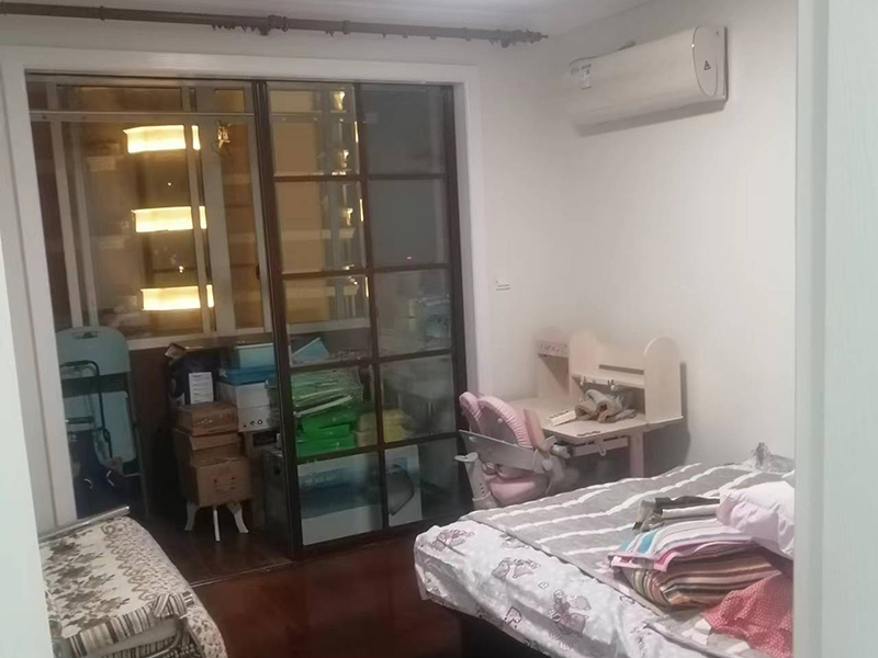 110平老房屋整體翻新清包 寧波都會經典小區過道玄關定制裝修
