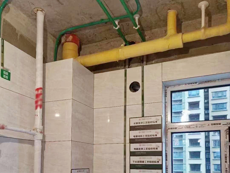 衛生間柱體管破裂滲水原因及處理方法(圖1)